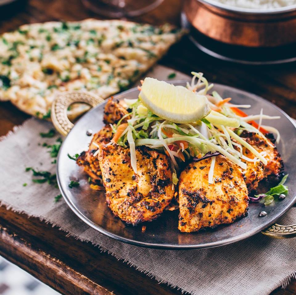 Murg Achari Tikka chicken breast Indian Restaurant Merchant City Glasgow