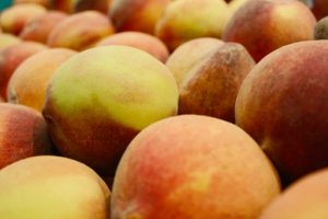 Bushel of peaches to help gluten free eaters get enough fibre. 